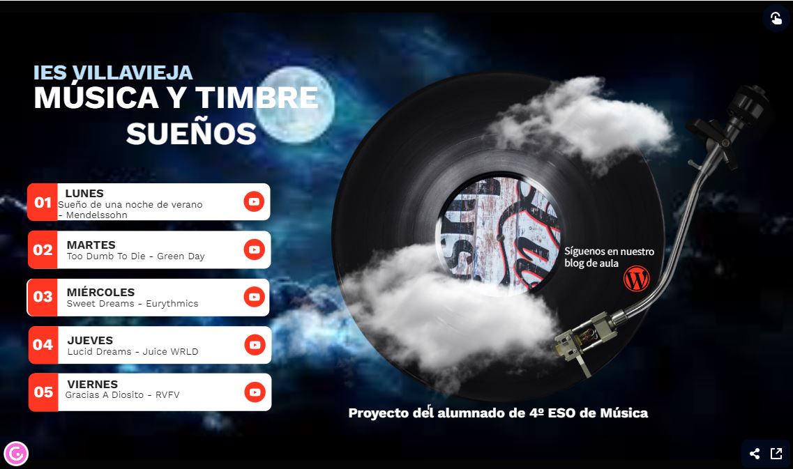 IES Villavieja 9 Timbre musical