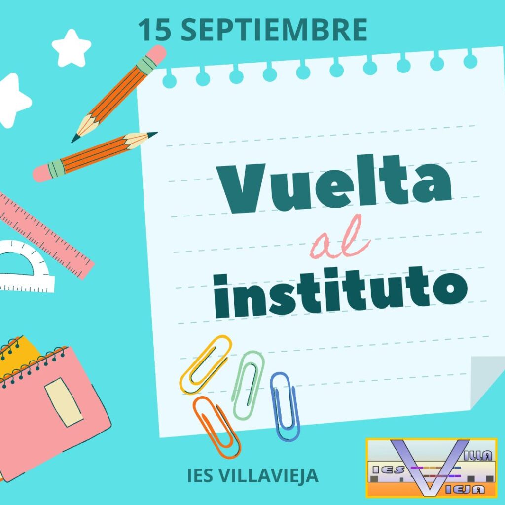 Jornada de bienvenida - 15 septiembre 9 IES VILLAVIEJA