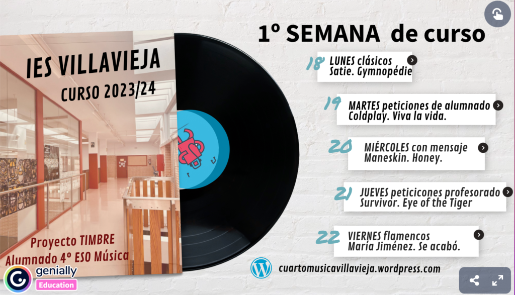 timbre semanal