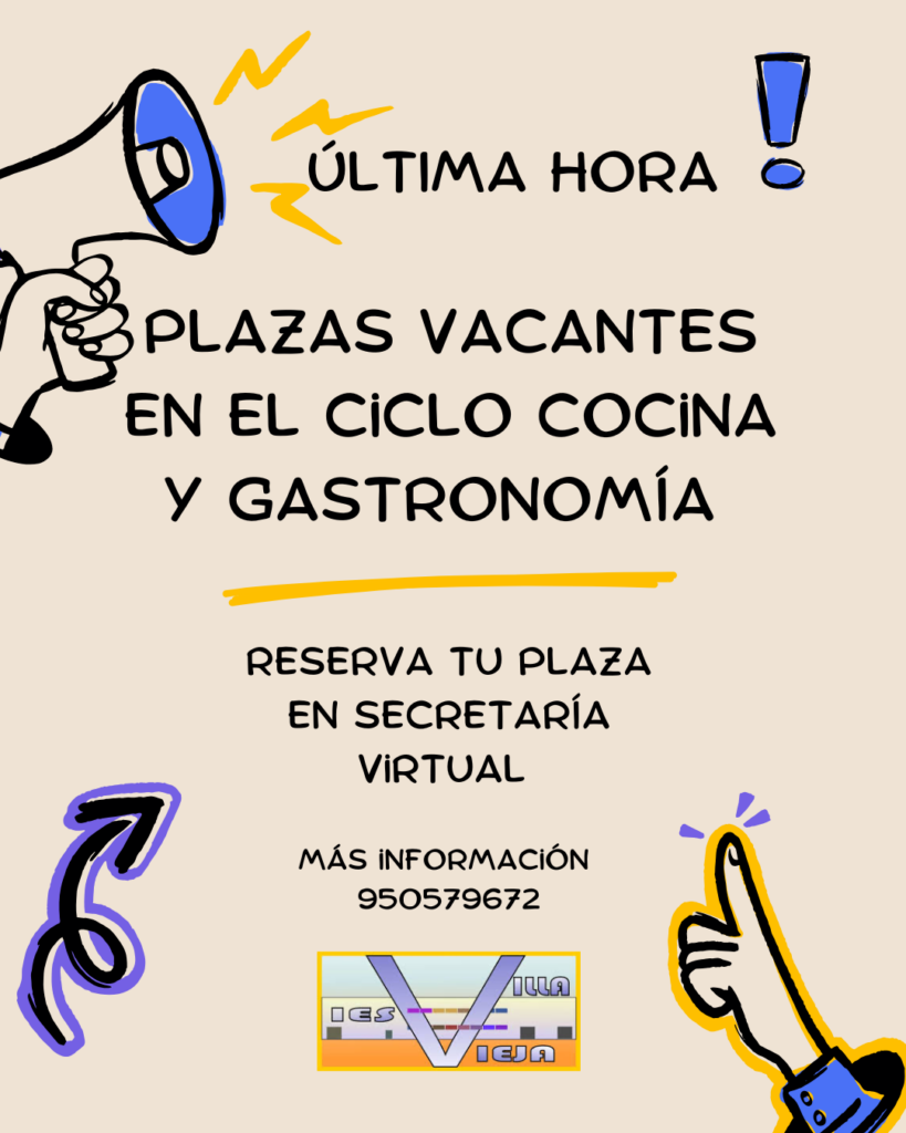 ¡Plazas vacantes! 3 Post Instagram Aviso Importante Ilustrado Azul