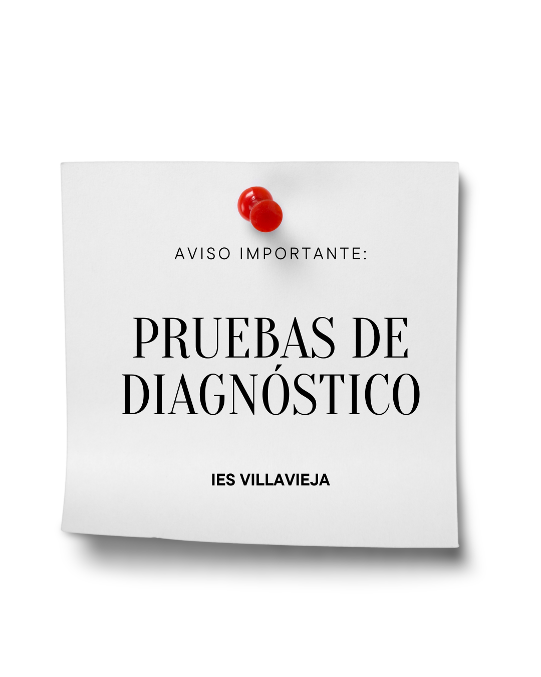 pruebas de diagnostico